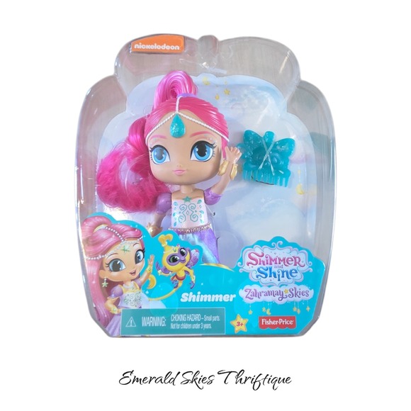 Nickelodeon Other - NIB Shimmer Shine SHIMMER 6" Genie Doll Zahramay Nickelodeon free ship